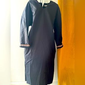 Contemporary dress long sleeve black dress